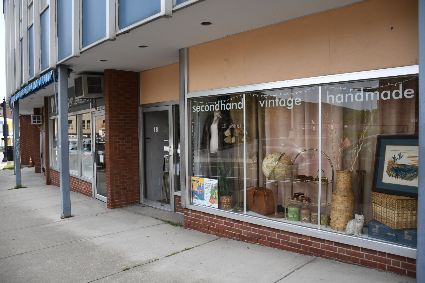 the storefront of 18 Ashland Street iin North Adams